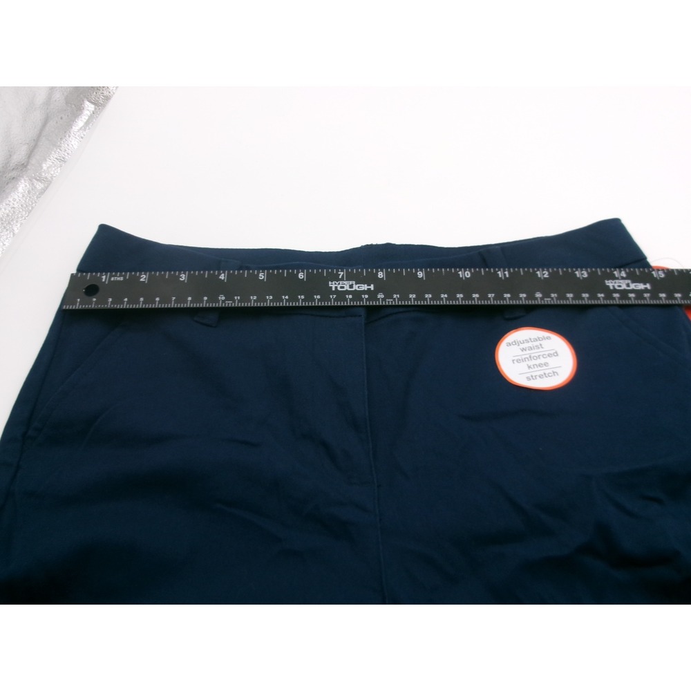 Wonder Nation Girls Navy Blue School Uniform Pants Size 16 Adjustable Waist NEW - Picture 5 of 14